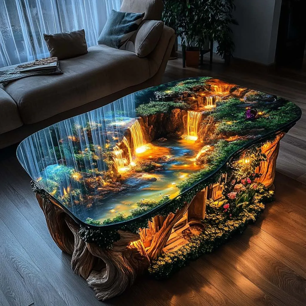 Elevate Your Living Room with a Magical Coffee Table