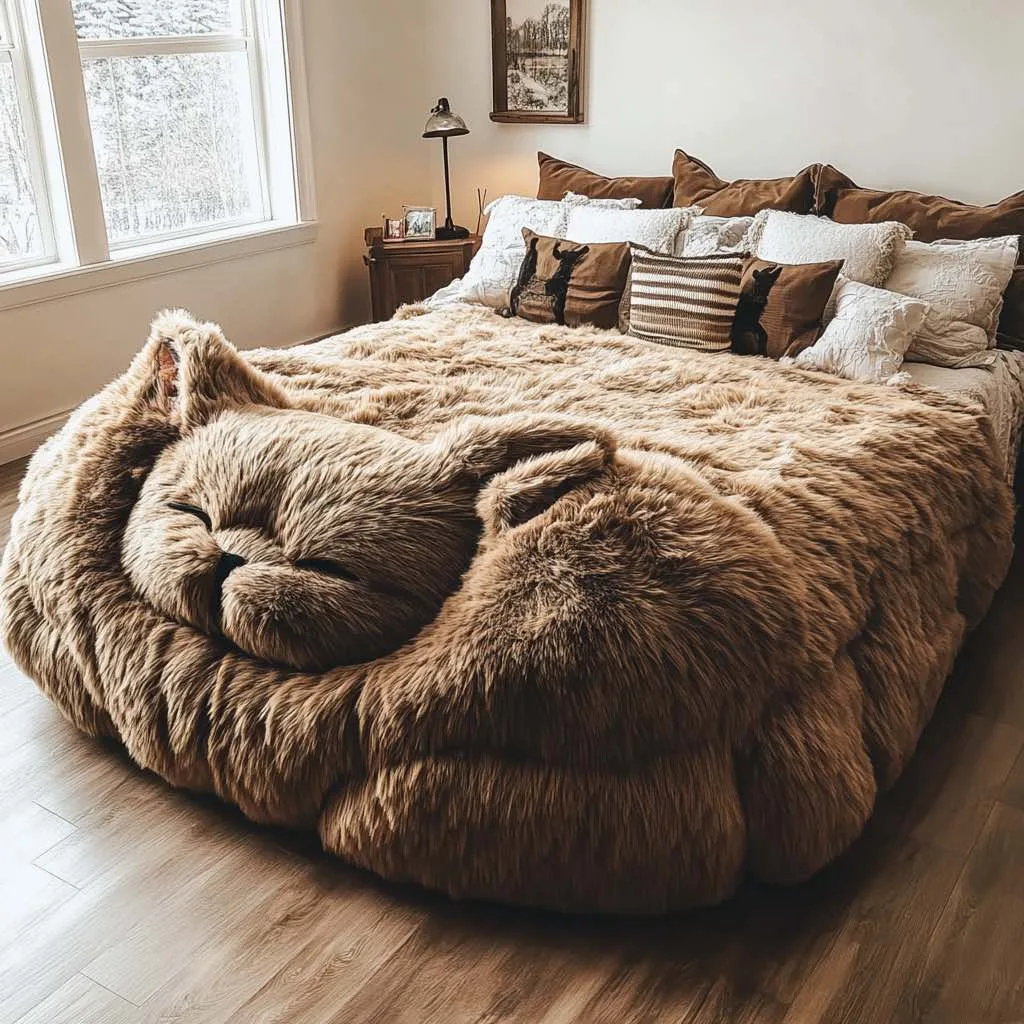 Where to Buy Cosy Cat-Shaped Beds