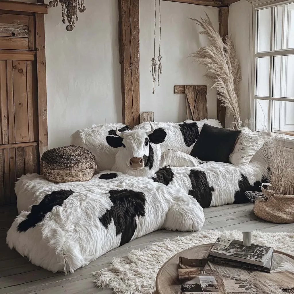 How to Style Cow Loungers in Your Home