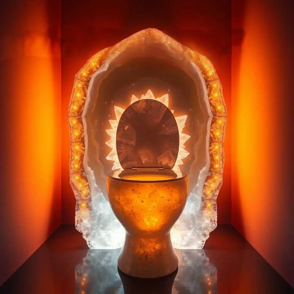 Mineral Crystal Toilet: A Luxurious and Unique Bathroom Experience