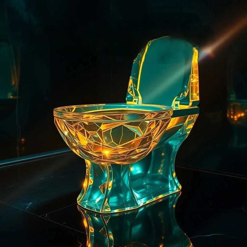 The Beauty and Innovation of the Mineral Crystal Toilet