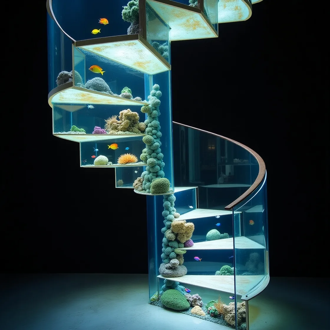 Aquarium Staircases: A Stunning Fusion of Nature and Design