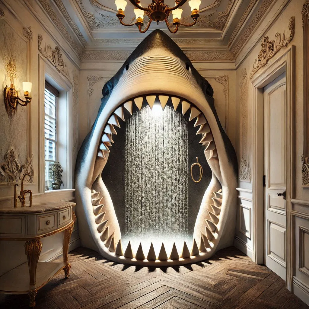 The Appeal of Giant Shark Showers