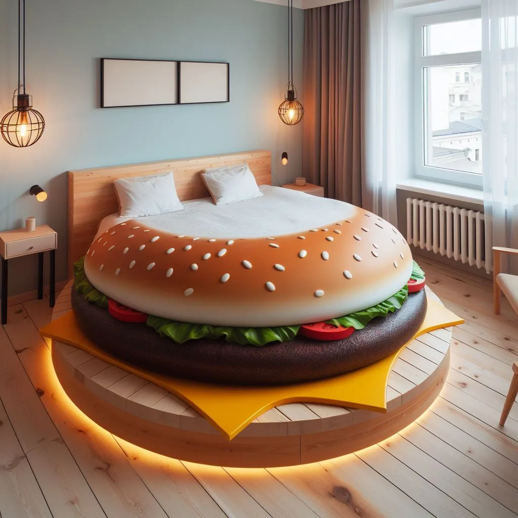 What is a Hamburger-Shaped Bed?