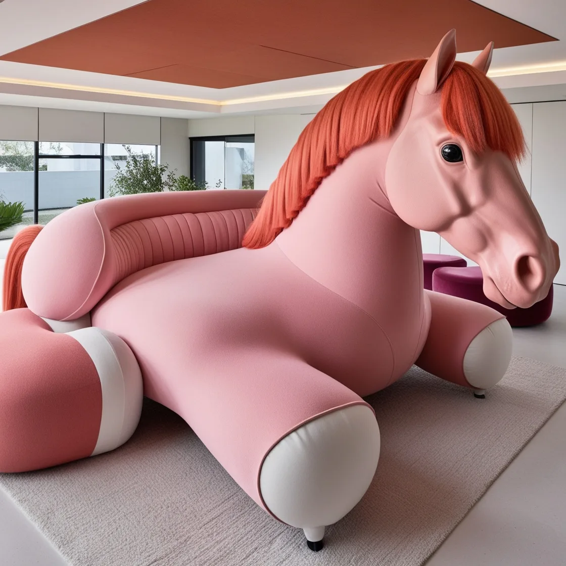 Giant Horse Lounger: The Ultimate Blend of Comfort and Statement Design