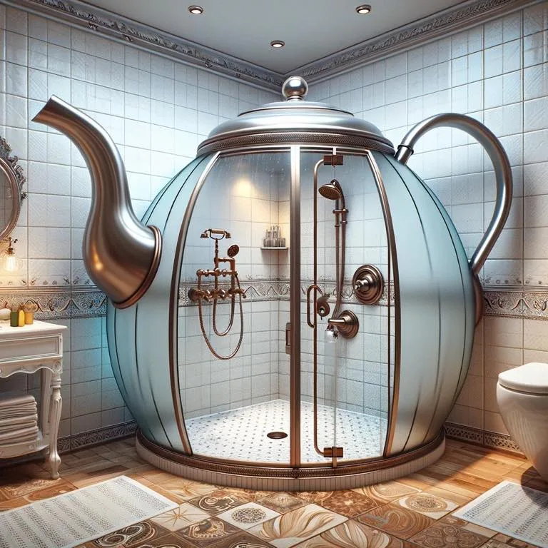 Teapot Showers: A Fusion of Whimsy and Practicality