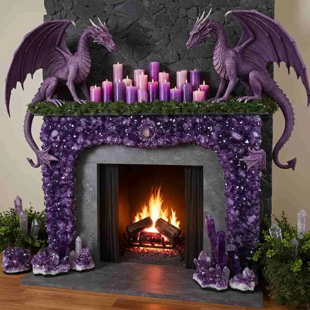 Embracing the Enchantment of Dragon Fireplaces