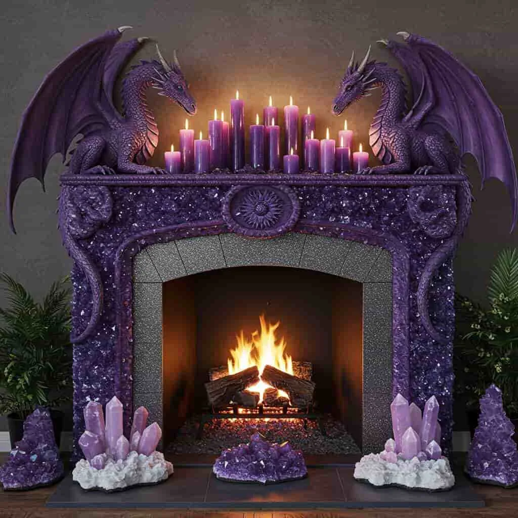 Dragon Fireplaces as Statement Pieces