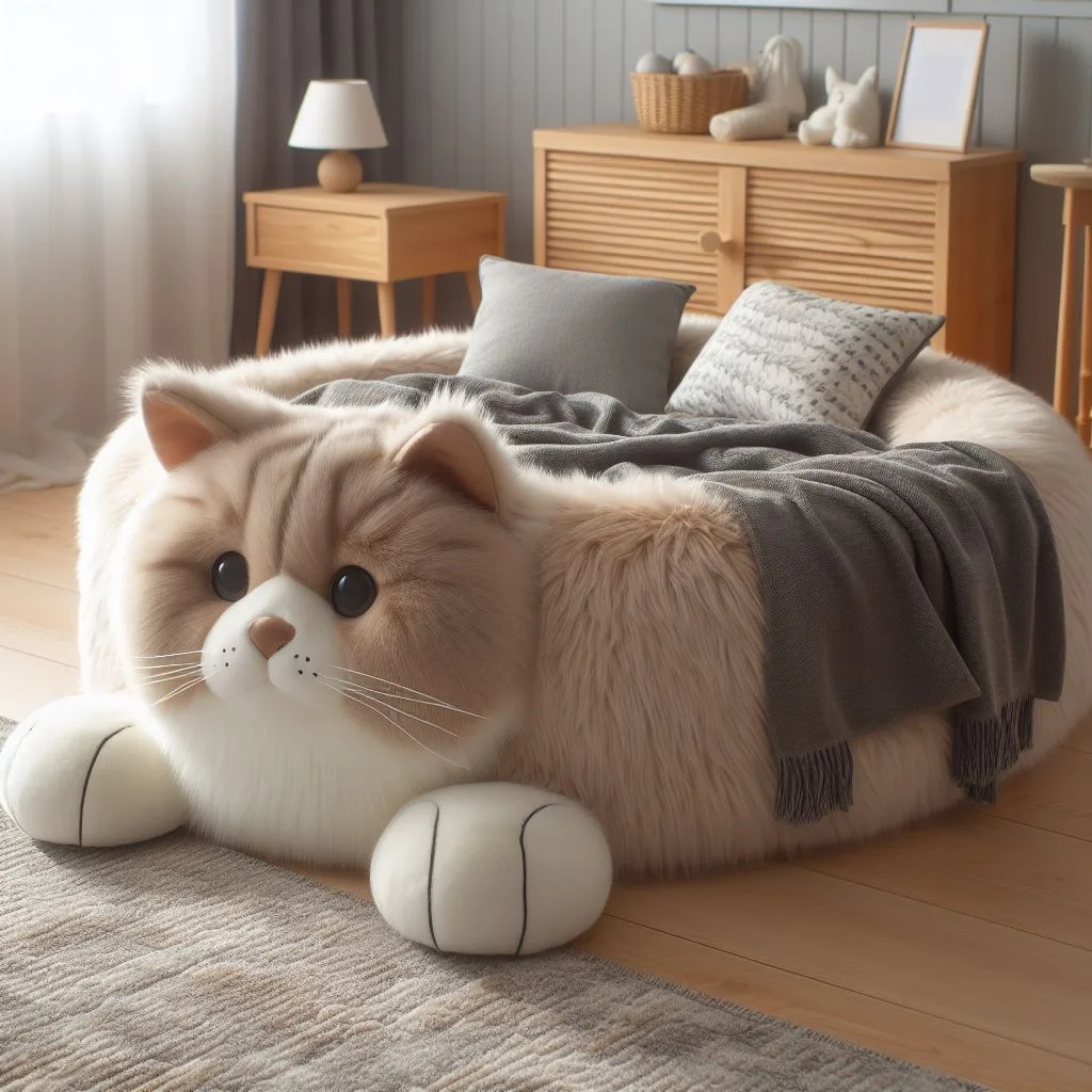 Giant Cat Shaped Beds: The Ultimate Blend of Comfort and Whimsy