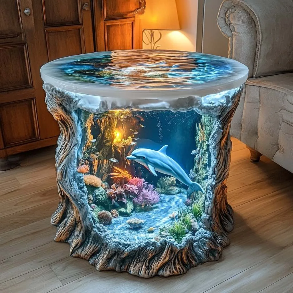 Designs and Features of Dolphin Themed Side Tables