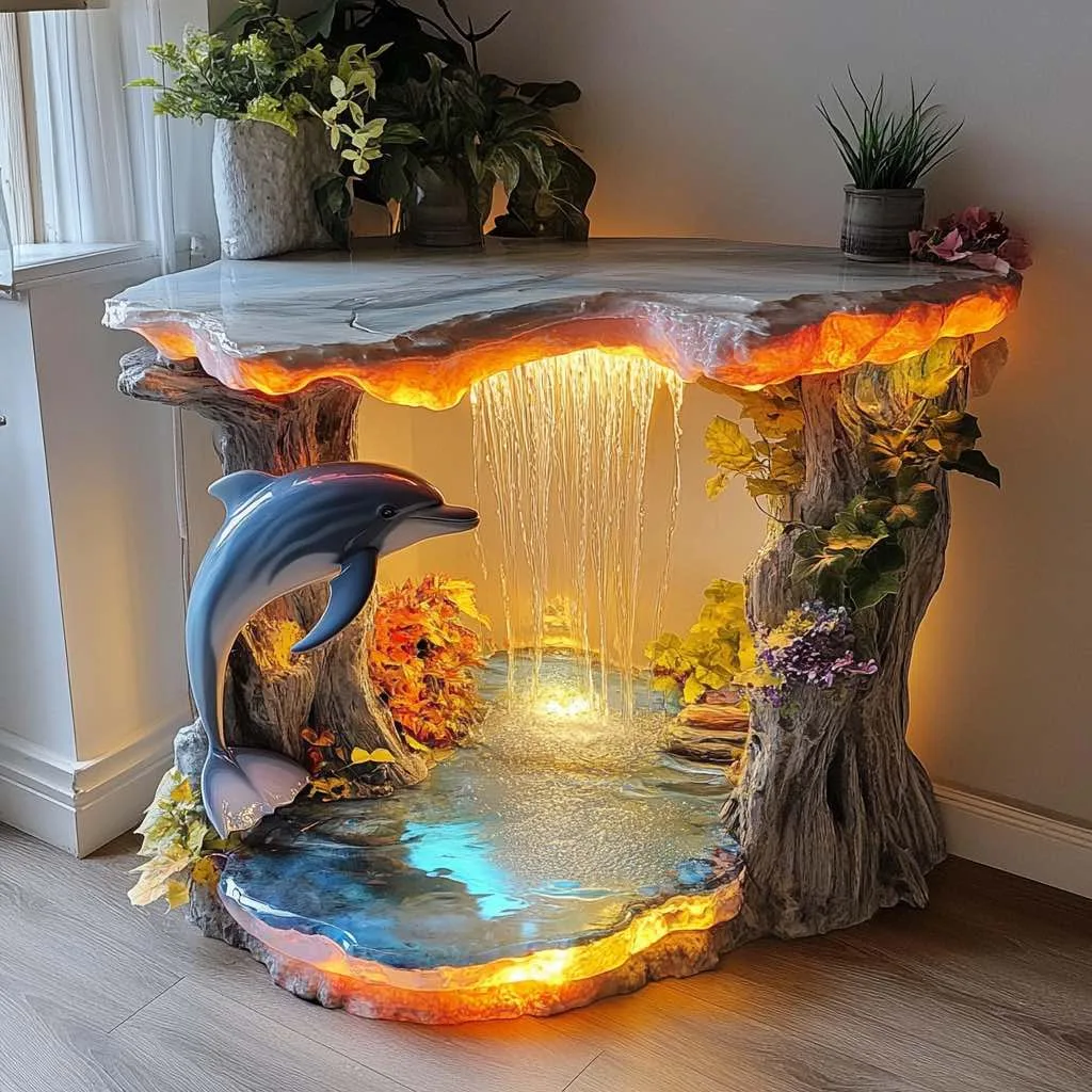 How to Style Dolphin Themed Side Tables in Your Home