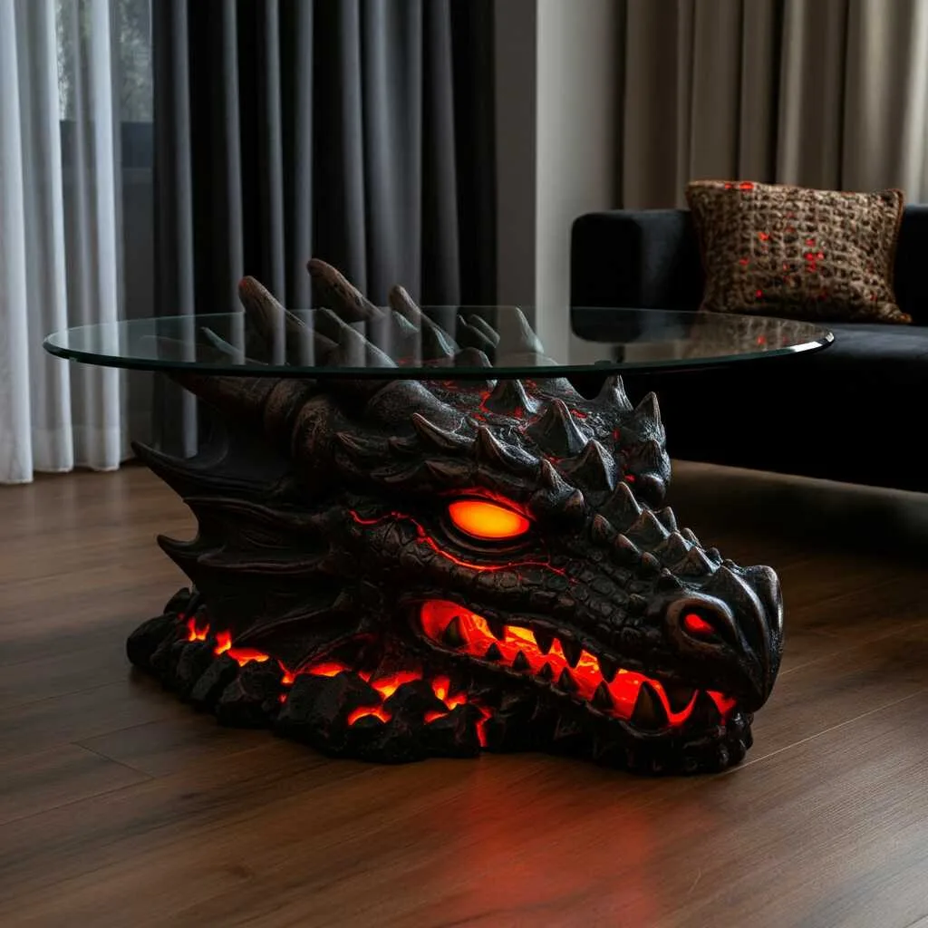 The Mythological Inspiration Behind Dragon Shaped Tables