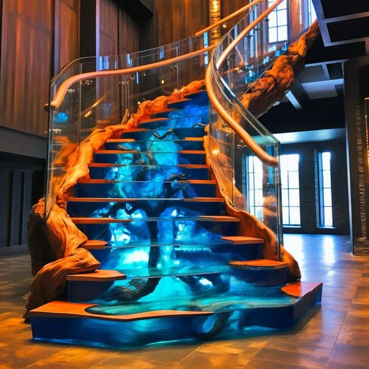 Comparing Epoxy Active Scene Staircases to Traditional Options