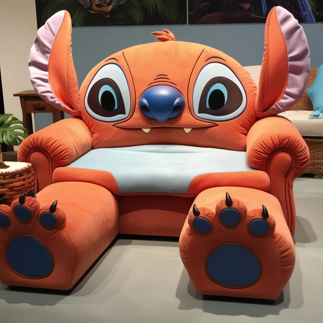 The Allure of the Giant Stitch Shaped Couch