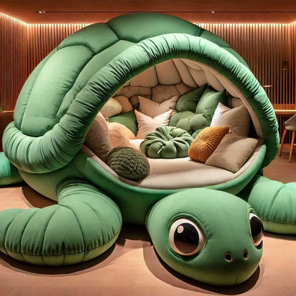 The Anatomy of Giant Turtle Lounger Pods