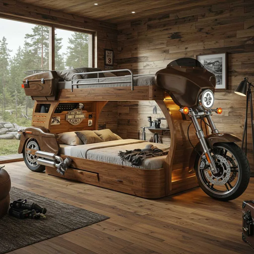 The Harley Bunk Bed—A Lifestyle Choice