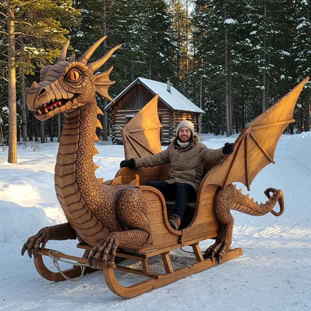 Sledding Dragon Sled: A Thrilling