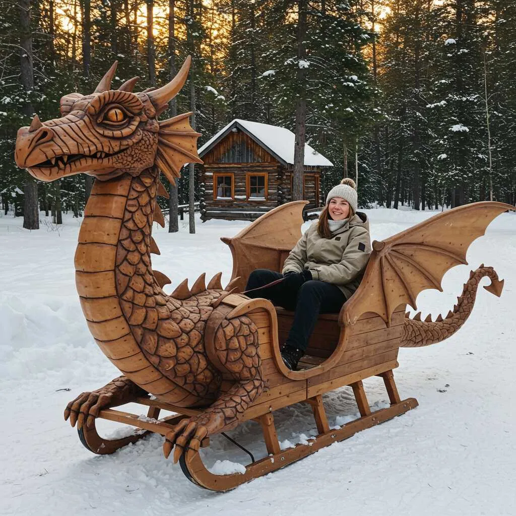 Embracing the Magic of the Sledding Dragon Sled