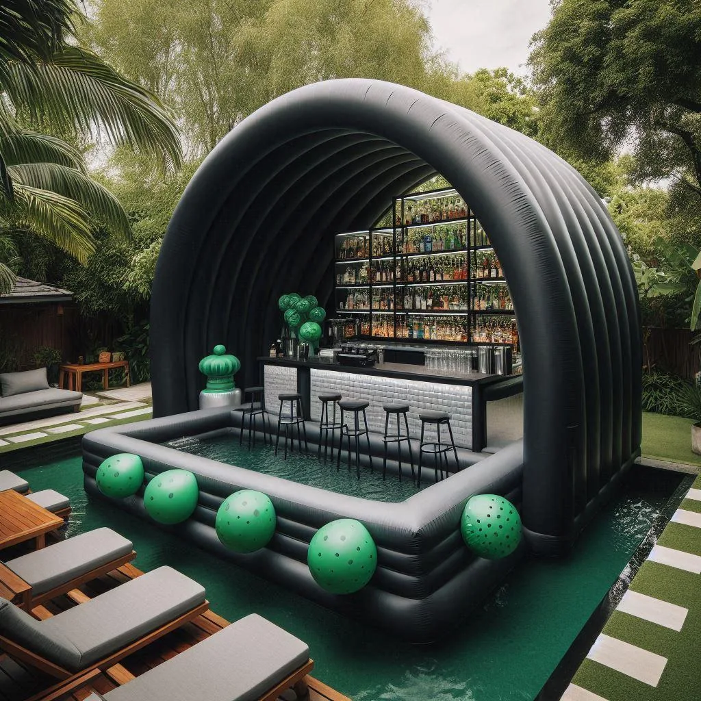 Transform Your Poolside Experience with an Inflatable Pool Bar