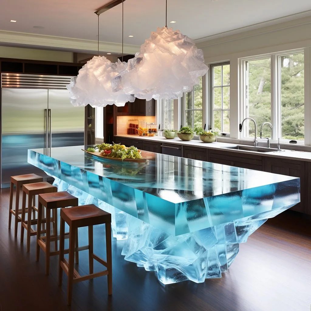 Discover the Allure of Luxury Mineral Crystal Kitchen Islands - Transform Your Culinary Space