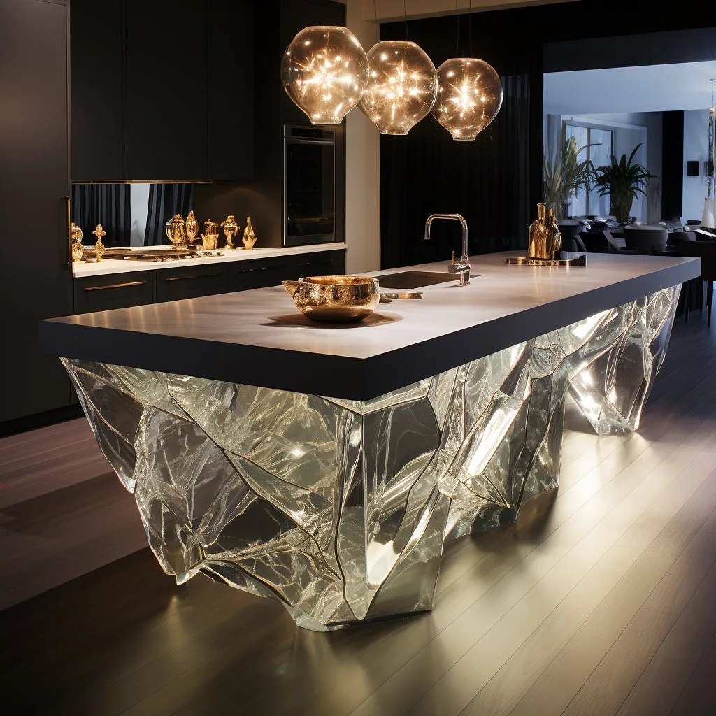 Caring for Your Luxury Mineral Crystal Kitchen Island