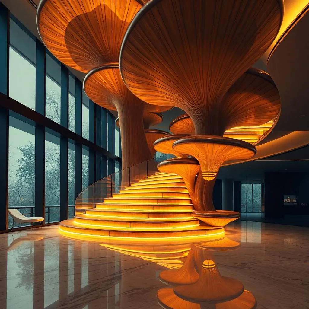 Understanding the Aesthetics of Mushroom Staircase