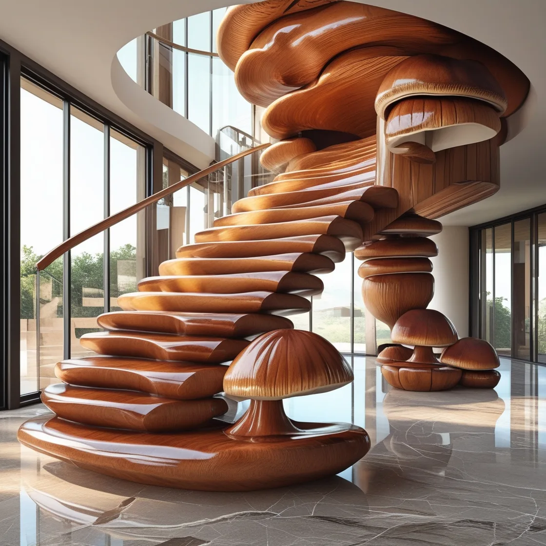 Understanding the Aesthetics of Mushroom Staircase