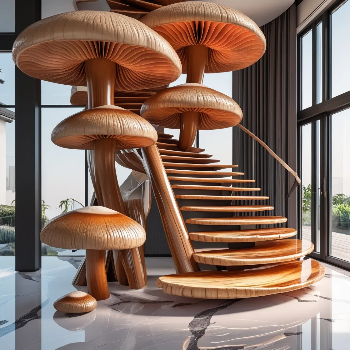 Functional Benefits of Mushroom Staircase