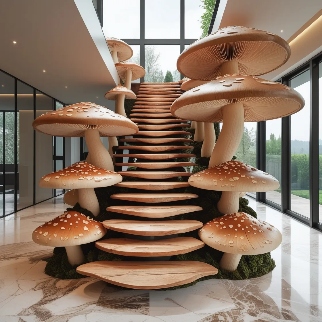 Functional Benefits of Mushroom Staircase