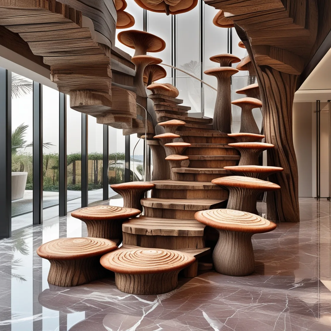 How to Incorporate Mushroom Staircase into Your Home