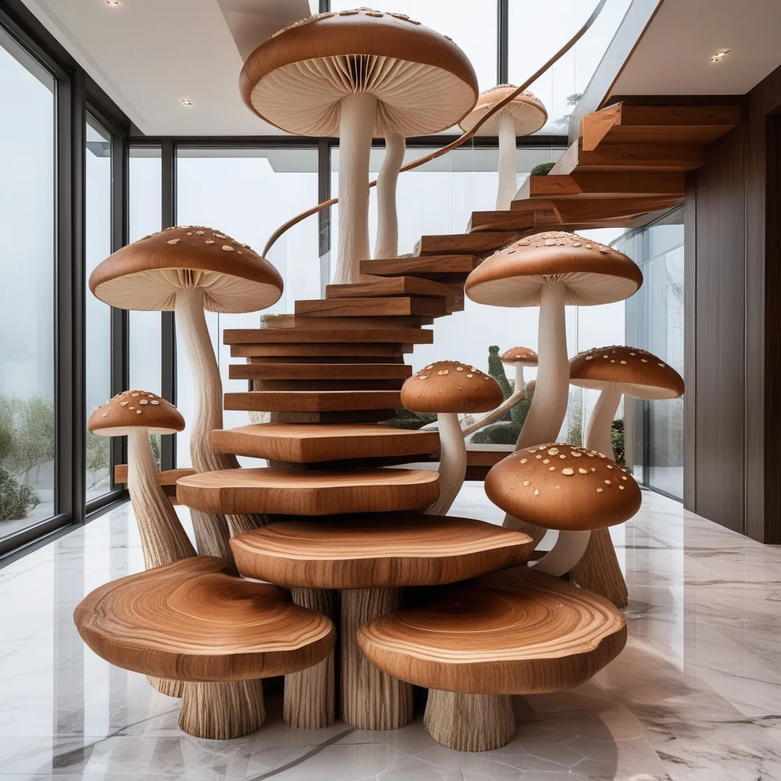 How to Incorporate Mushroom Staircase into Your Home