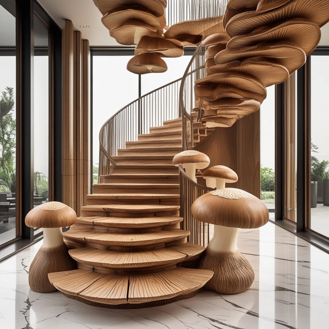 Comparing Mushroom Staircase to Traditional Stair Designs