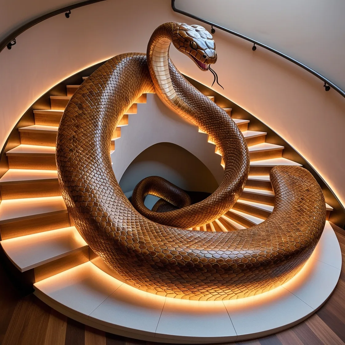 The Timeless Allure of Snake Shaped Staircases