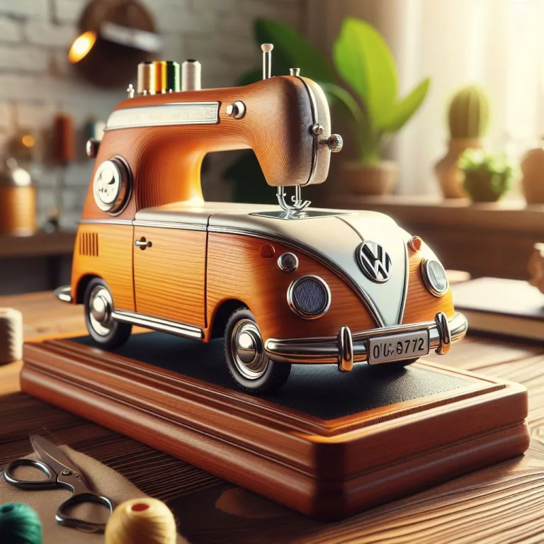 Volkswagen Inspired Mini Sewing Machine: Merging Retro Charm with Modern Craftsmanship