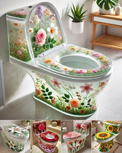 Stunning Epoxy Toilets: A Fusion of Art and Functionality