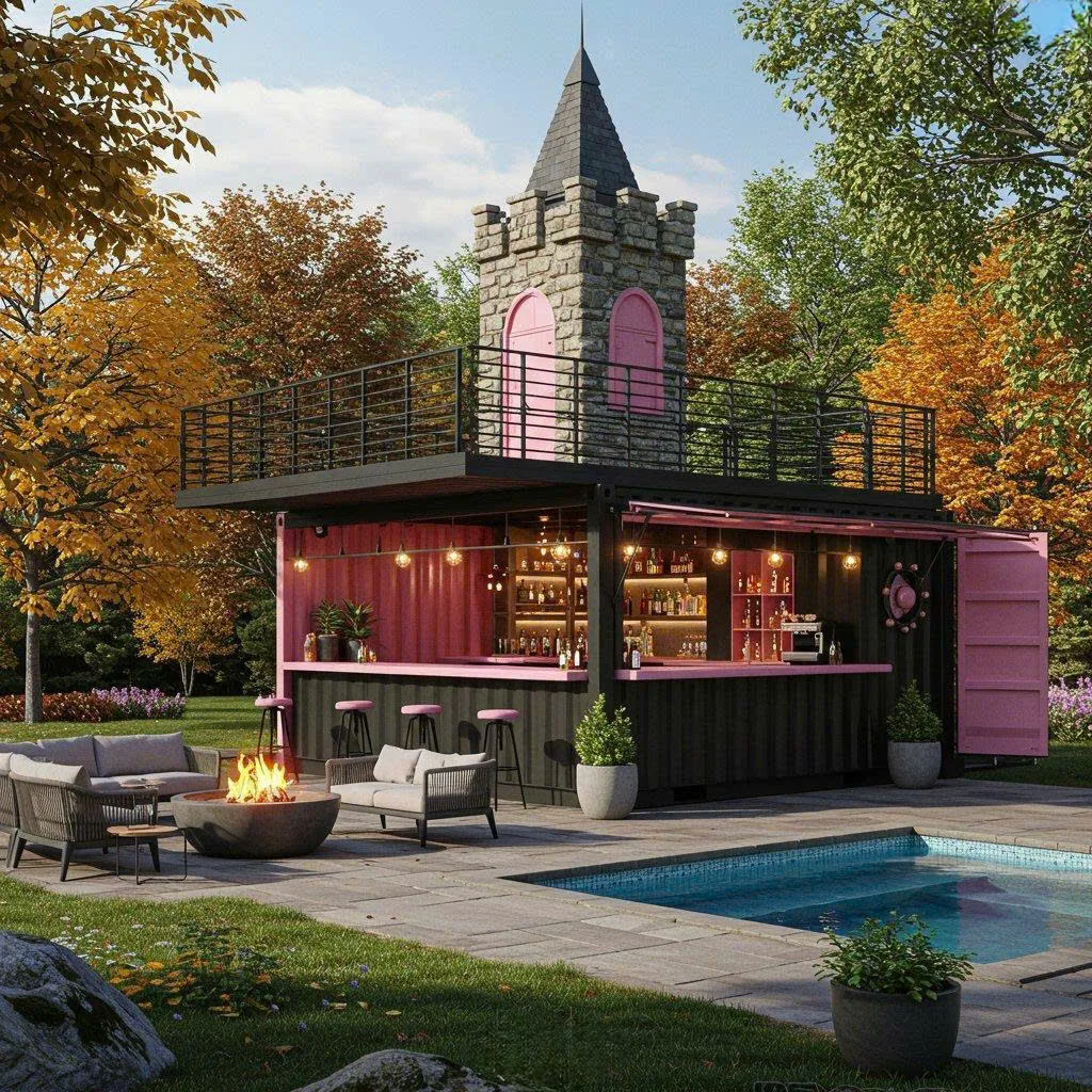 Why Choose Shipping Containers for a Backyard Bar?