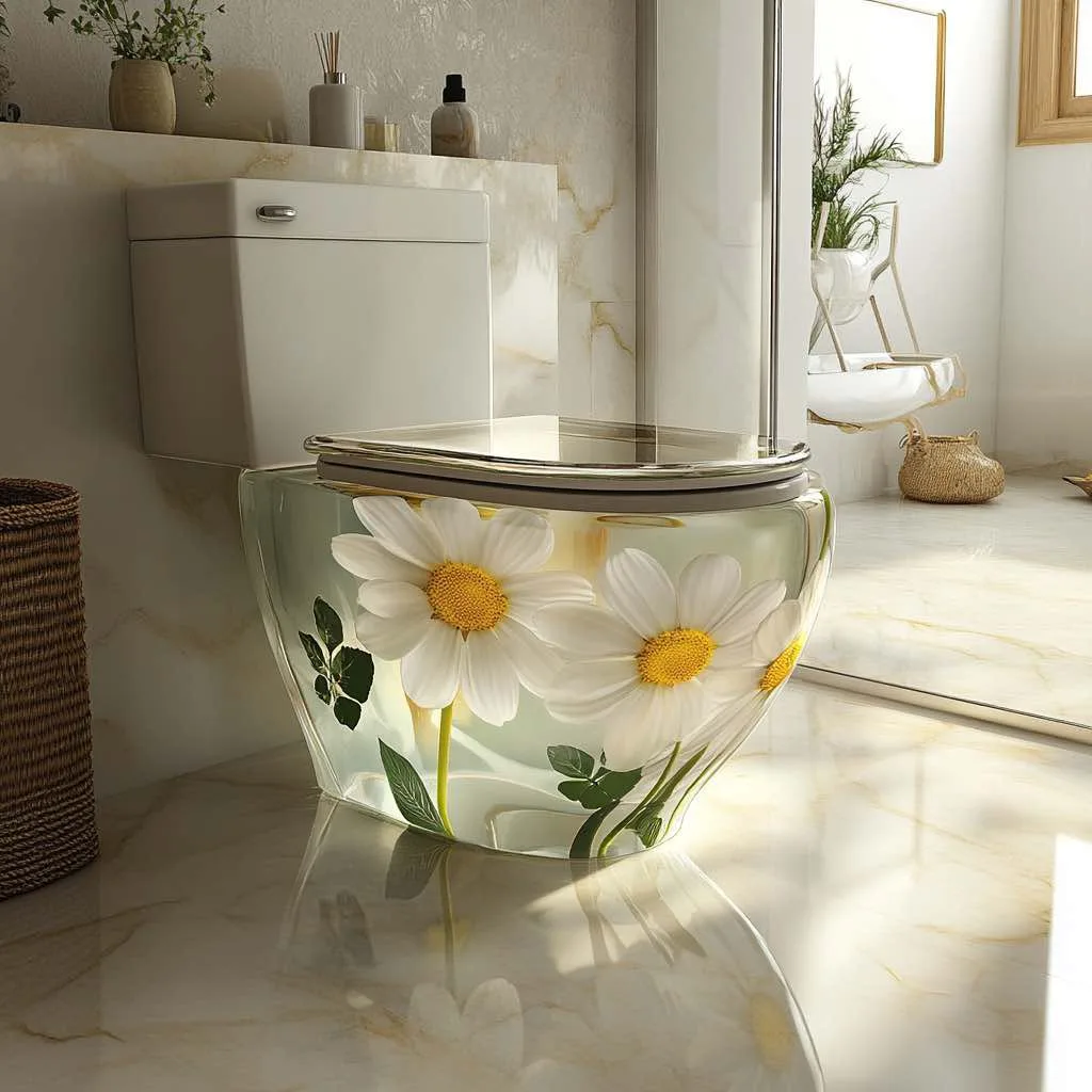 Elevate Your Bathroom with a Stunning Epoxy Toilet