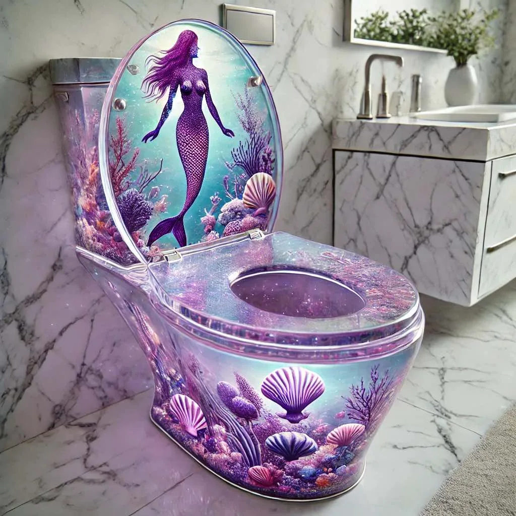 Maintenance and Care for Stunning Mermaid Toilets