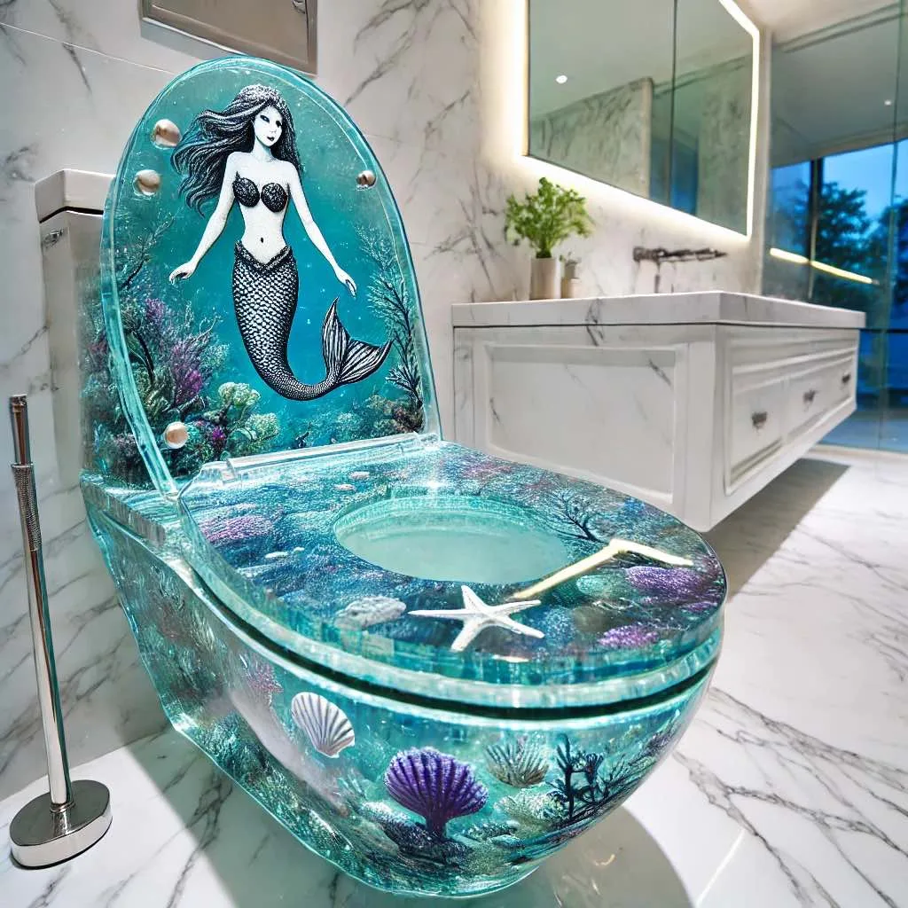 The Enchantment of Stunning Mermaid Toilets