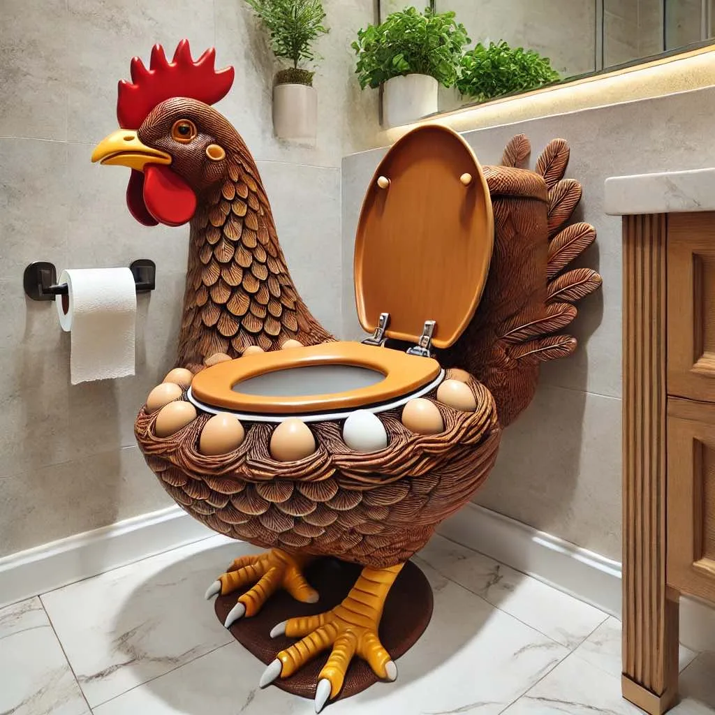  Composting Chicken Toilets