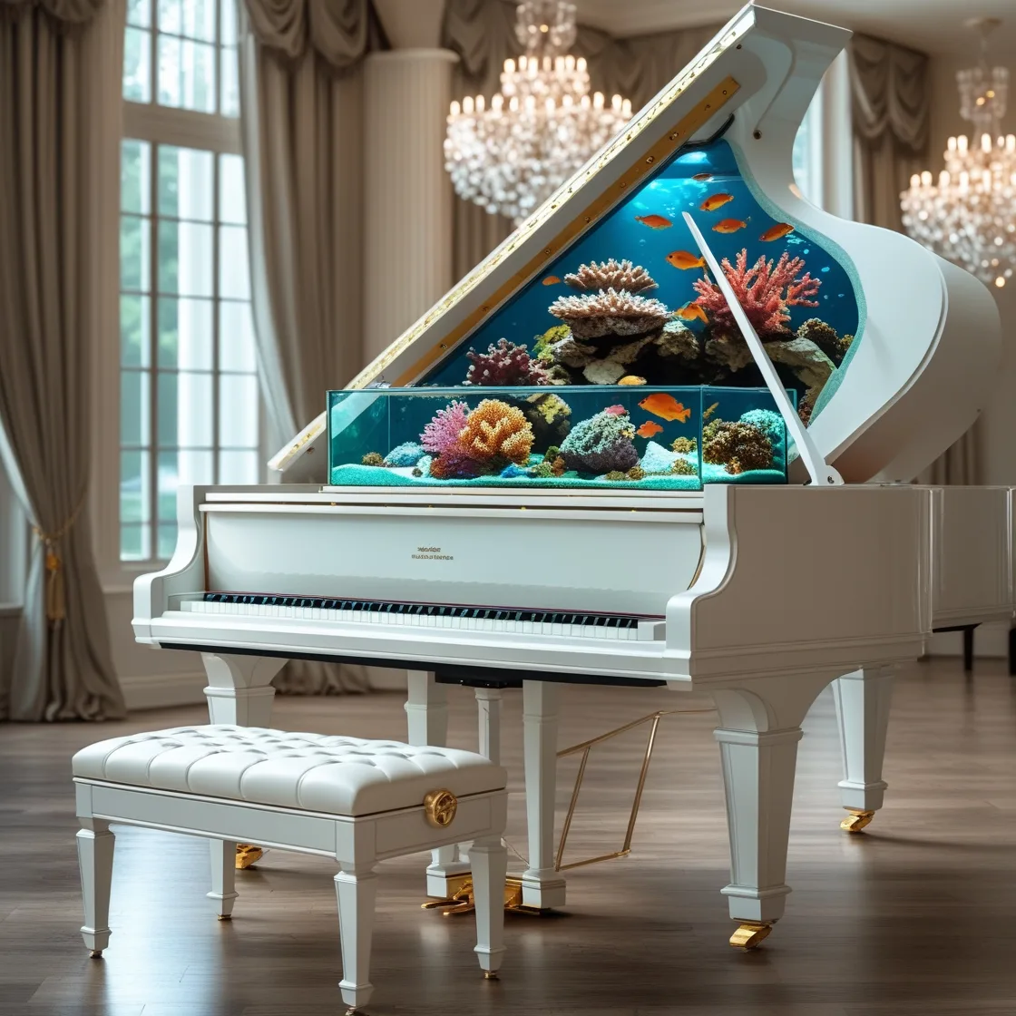 The Concept and Inspiration Behind Aquarium Pianos