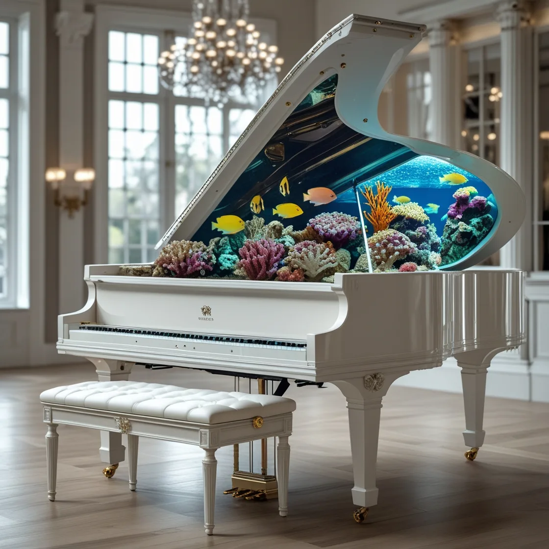 Aquarium Pianos: The Ultimate Fusion of Music and Marine Beauty