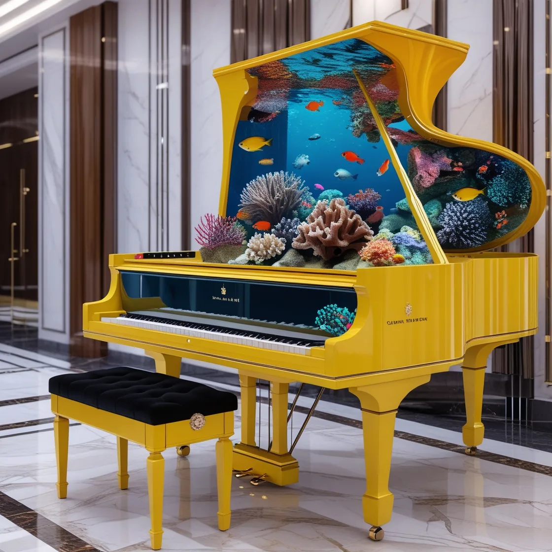 The Mesmerizing World of Aquarium Pianos