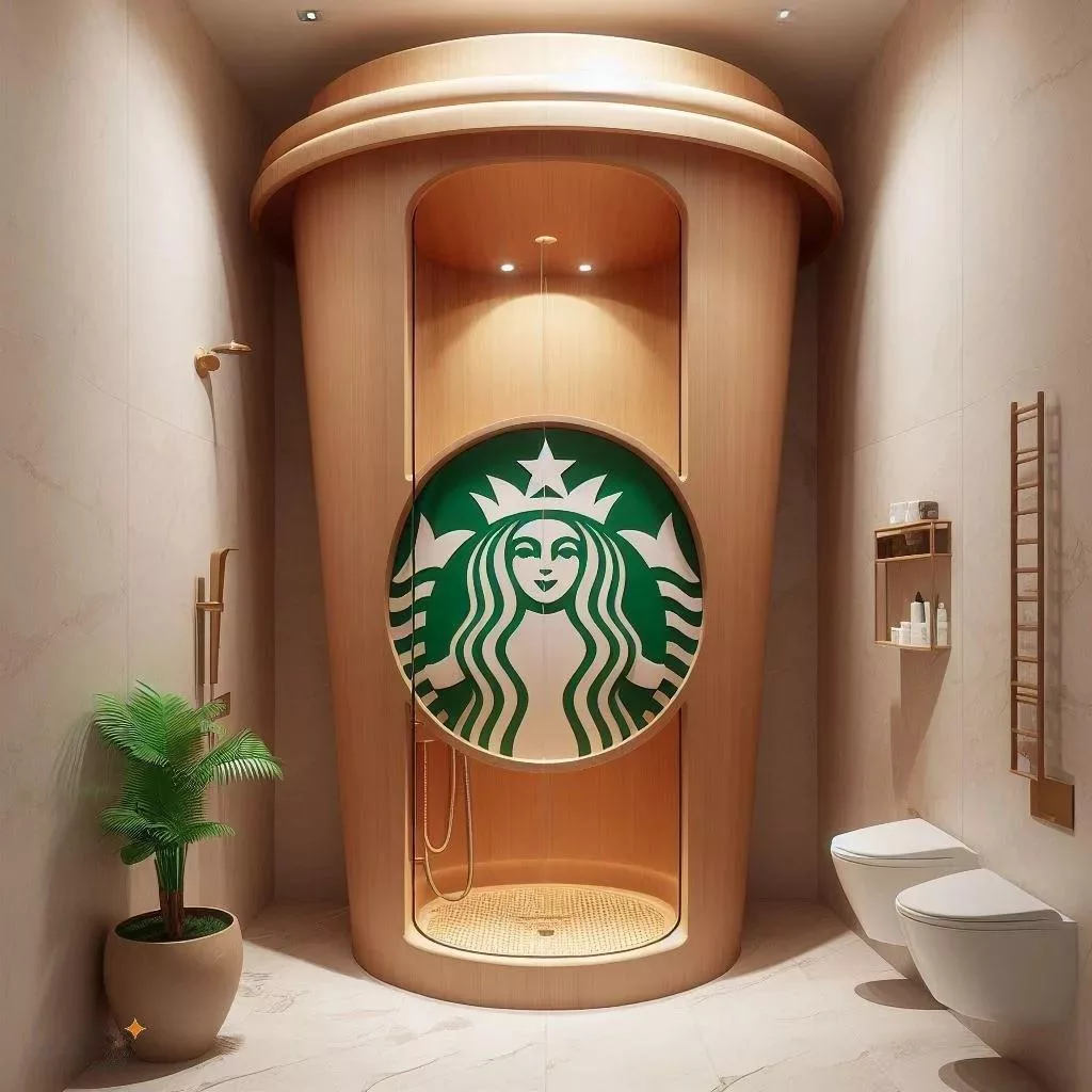 Key Design Elements of a Giant Coffee Cup Shower