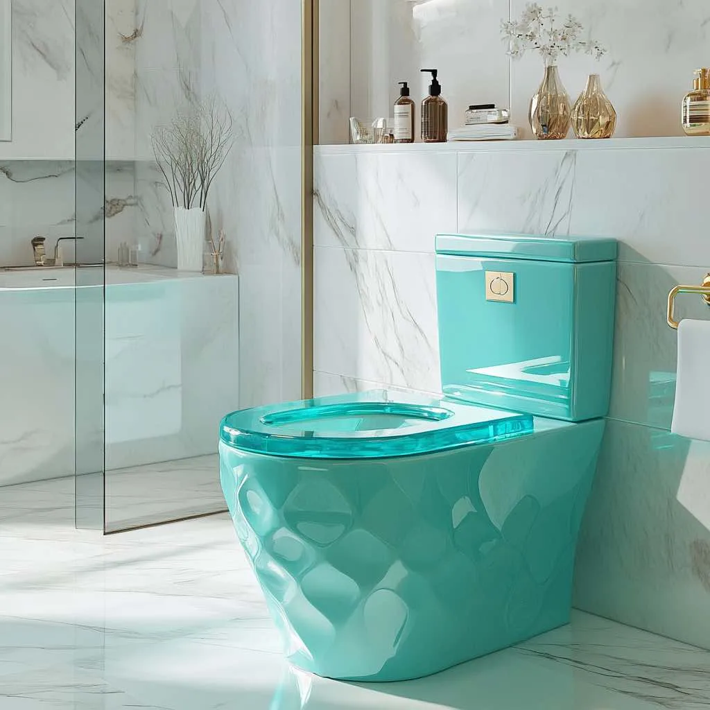 The Design and Aesthetic Appeal of Gemstone Toilets