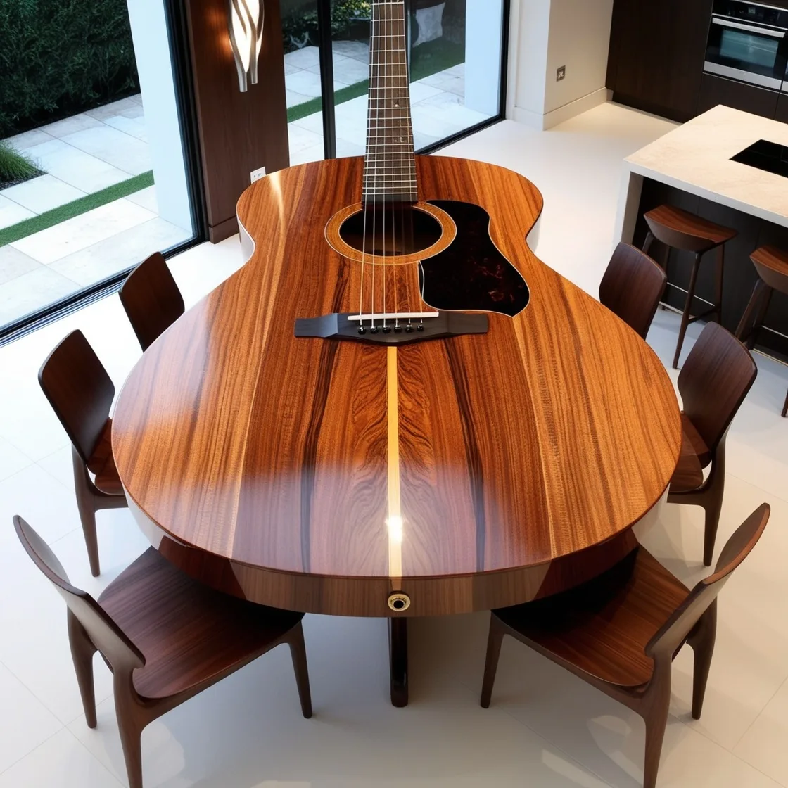 How to Incorporate a Wooden Guitar Table into Your Décor