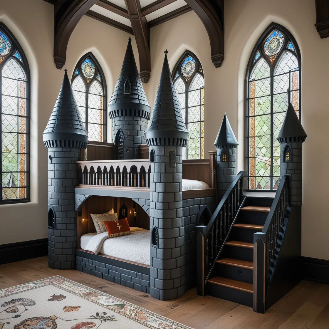 Sleep in Magic with a Hogwarts Bunk Bed