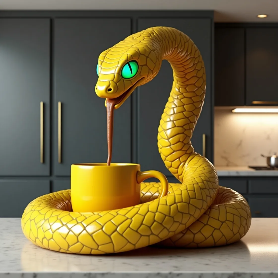 The Concept Behind the Snake Coffee Maker