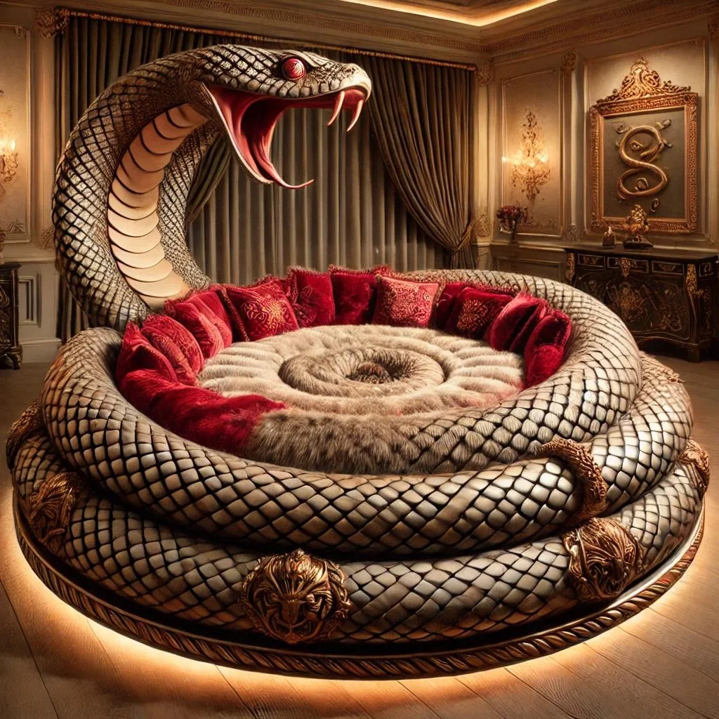 Symbolism Behind Snake-Inspired Beds