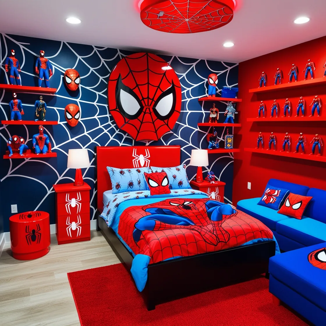 DIY Spider-Man Bedroom Ideas